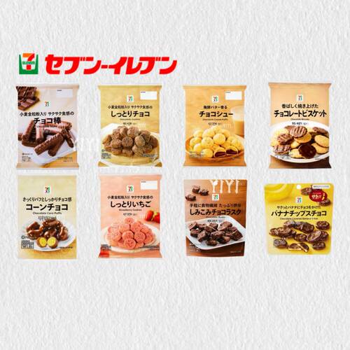 日本直邮711巧克力饼干黄油泡芙