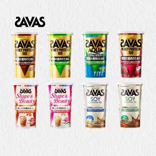 日本直邮meiji明治SAVAS蛋白粉大豆乳清增肌塑性健身冲泡营养饮料