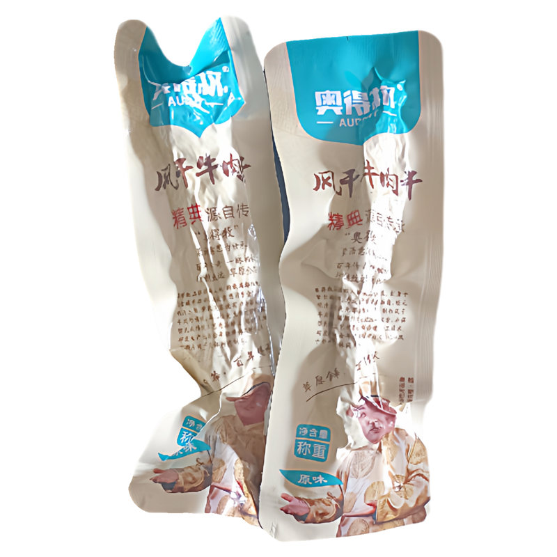 新货 内蒙特产 奥得牧风干牛肉干 500克  包快递