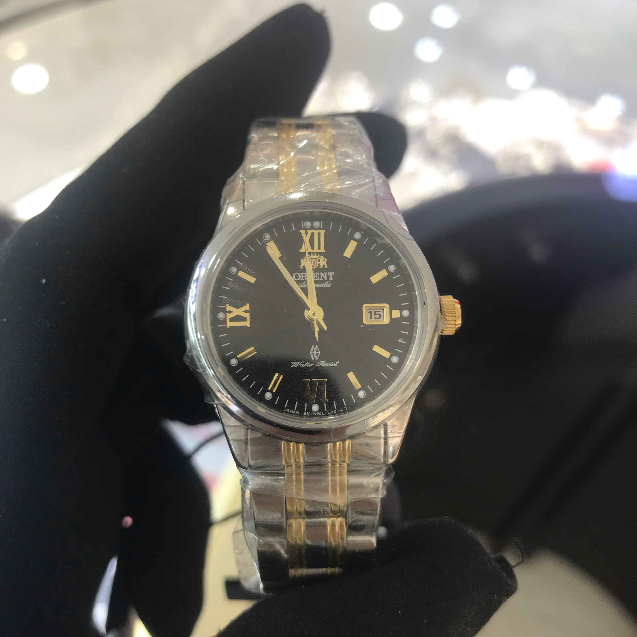 东方双狮表正品女士全自动机械表时尚精钢女表夜光腕表SNR1L001