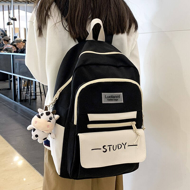菲派书包女双肩包初高中大学生背包大容量耐磨15.6英寸笔记本电脑使用感如何?
