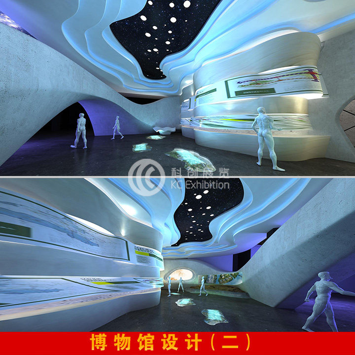 特价整套博物馆设计3d max模型