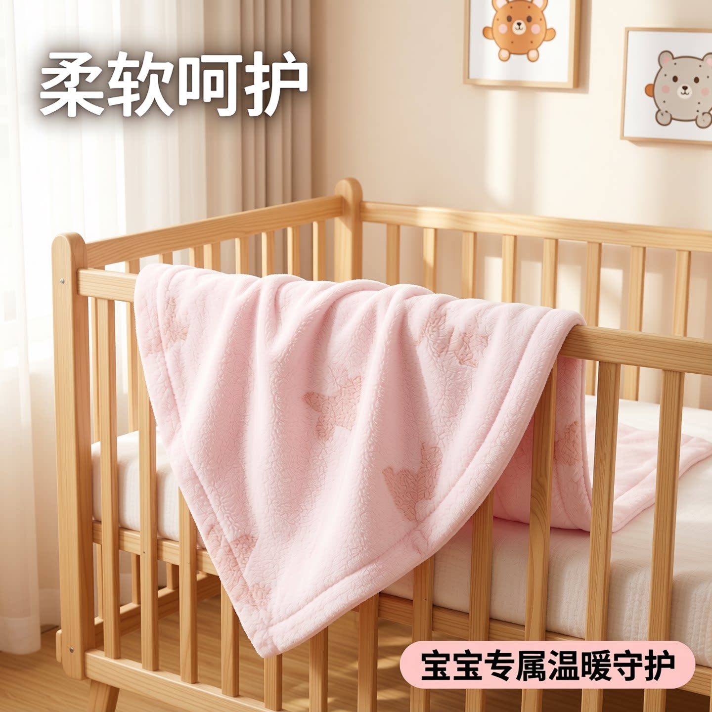 婴儿毛毯迷你小毯子儿童盖毯空调被午睡被子宝宝包被珊瑚绒毯夏