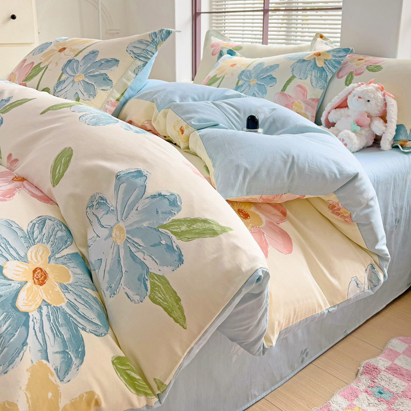 纯棉被套单件150x200全棉春秋宿舍单人被罩男180x200x230双人被单