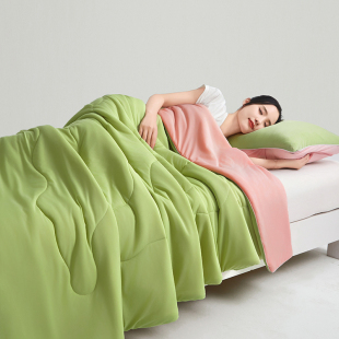 夏季瓜瓜大豆夏被冰丝凉感夏凉被可水洗空调被子夏天薄被芯单双人