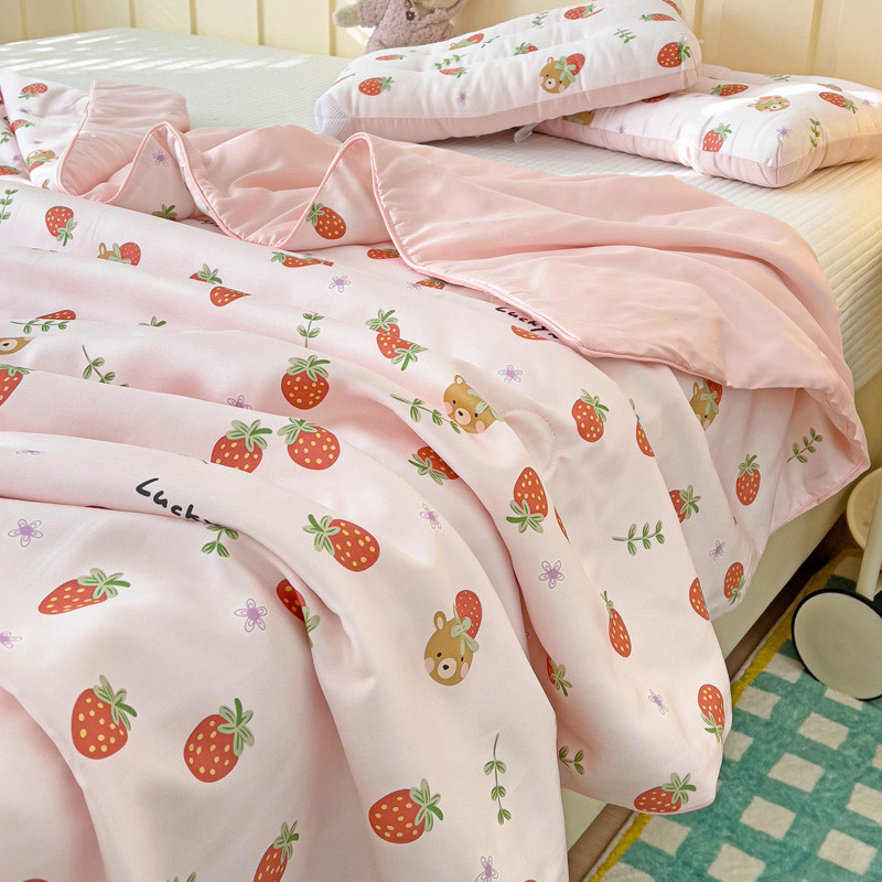 莱赛尔天丝儿童空调被夏季学生可机水洗夏凉被幼儿园宝宝午睡夏被