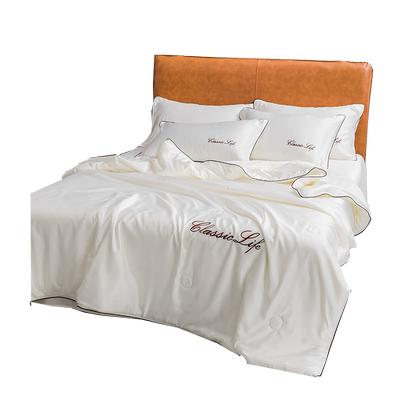 可水洗夏被冰丝空调床单四件套