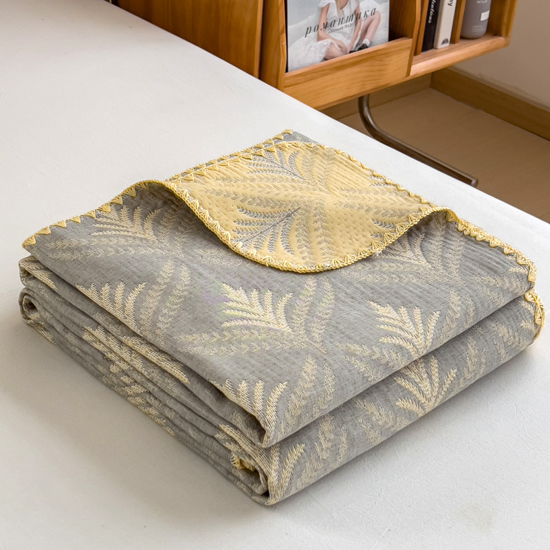 夏季纯棉三层纱盖毯全棉纱布多功能毛巾被家用宿舍床单夏凉被毛毯