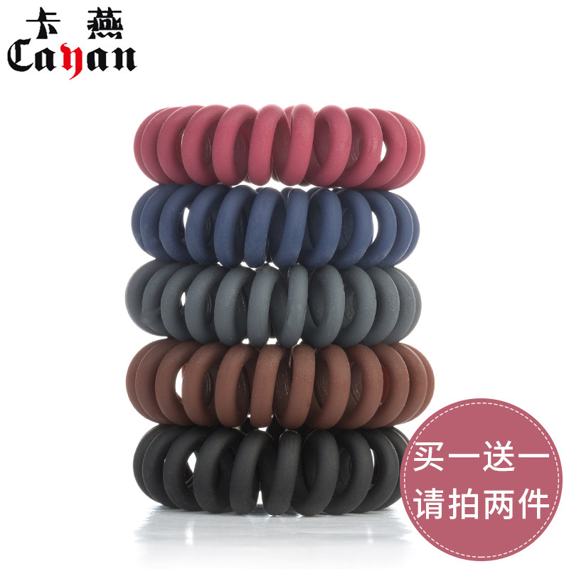 发绳电话线磨砂加粗中号马尾