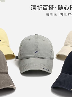 26S 四季款软顶小字母刺绣舒适百搭全棉透气不挑头围帽子