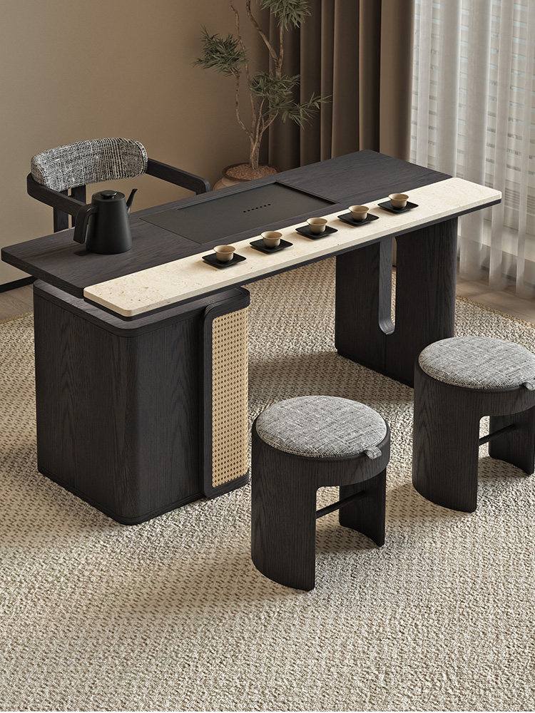 游泉云栖中世纪风格简约阳台茶几椅组合客厅天然小石灰华家用茶几,住宅家具,家用茶台/茶桌,淘宝优惠券,粉丝福利购,淘宝优惠卷