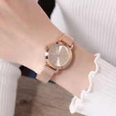 聚利时钢带手表女学生韩版 时尚 潮流夜光女表防水简约女士表石英表