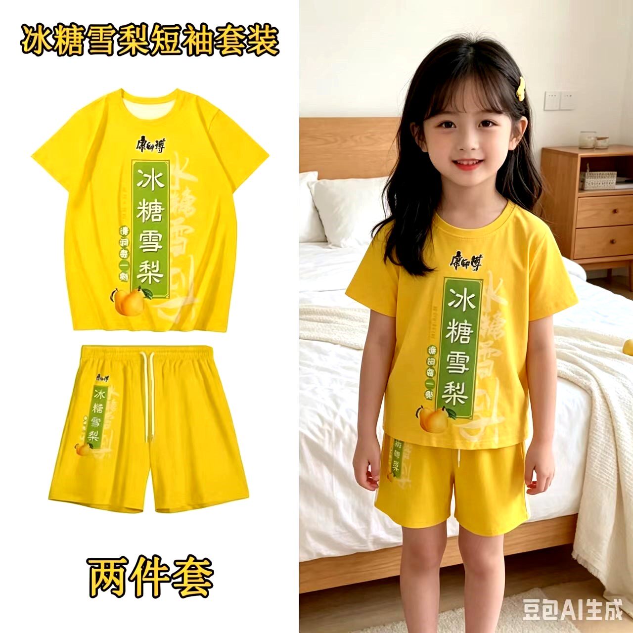 。冰糖雪梨搞笑整活睡衣女2026新