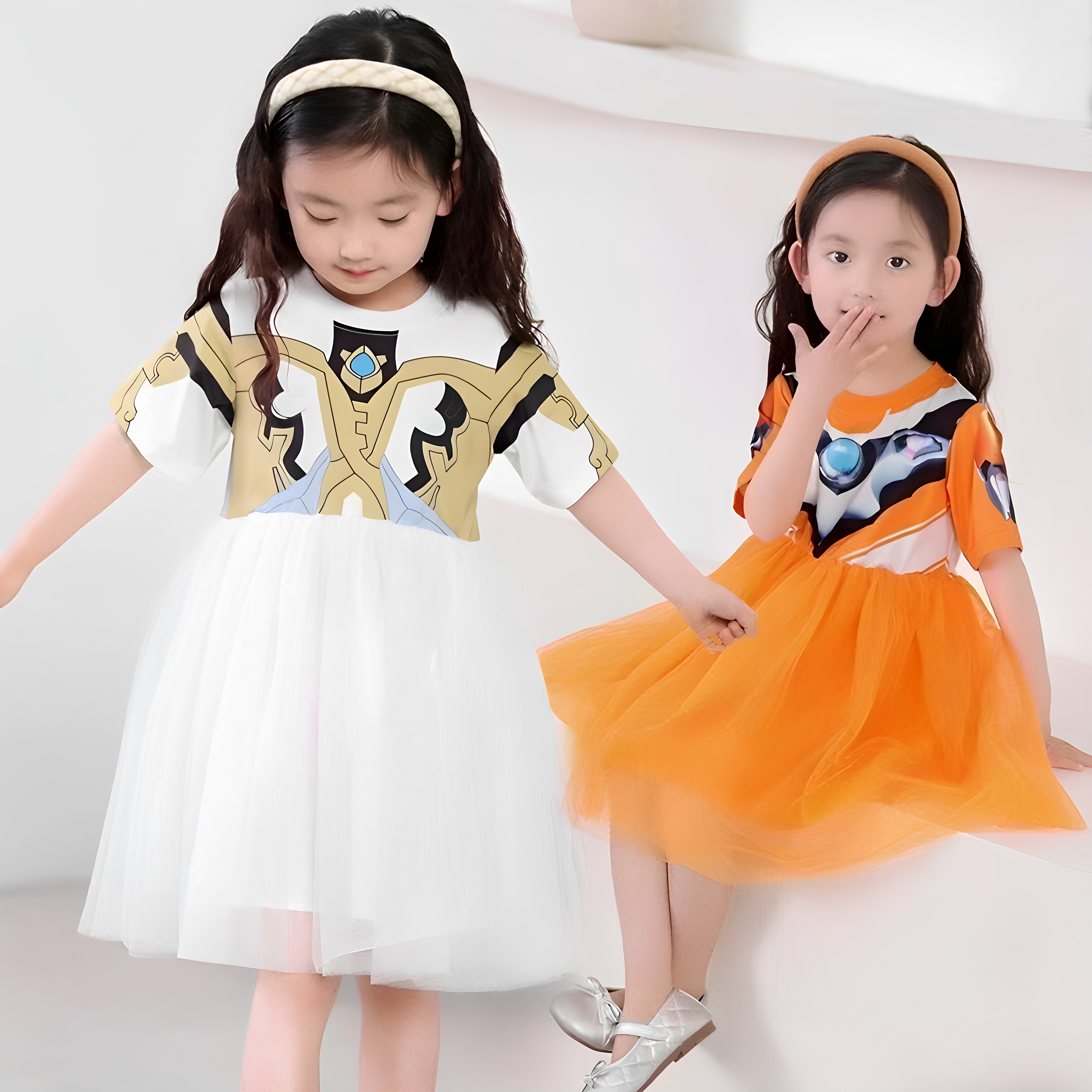 。格丽乔女童裙子奥特曼夏季女孩卡米密拉公主裙儿童服装连衣裙童