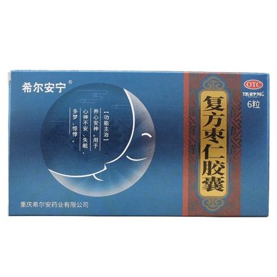 希尔安宁复方枣仁胶囊 0.4g*6粒/盒