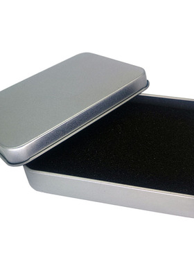 珠宝首饰礼物盒耳钉项链饰品盒子海绵铁盒子高端徽章胸针包装盒