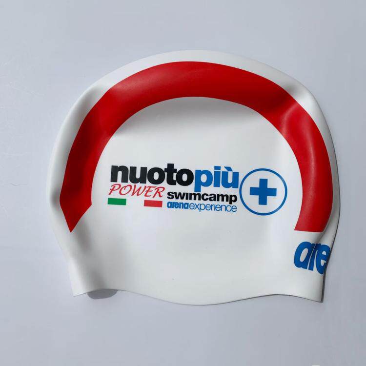 thumbnail for Export silicone competition training swimming cap for men and women adults and children comfortable big head long hair waterproof drag reduction swimming cap H1