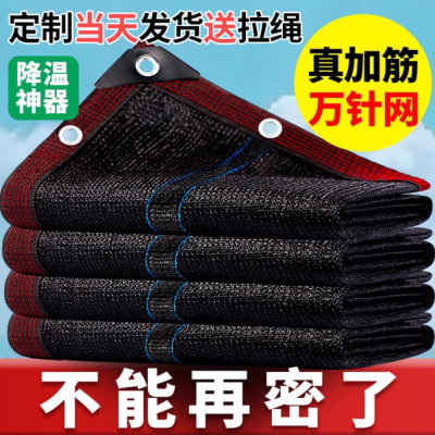 遮阳网加筋特厚特密隔热降温防晒