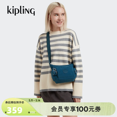 kipling女款单肩包牛角包