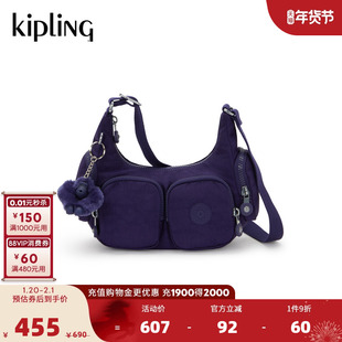 kipling2025秋冬秋冬新款轻便休闲多口袋单肩斜挎包|RIKKA MINI