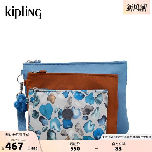 Kipling女款2026帆布多功能钱包