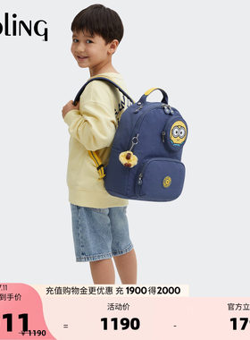 kipling x MINIONS小黄人男女童学生首尔双肩书包|SEOULS WINDOW