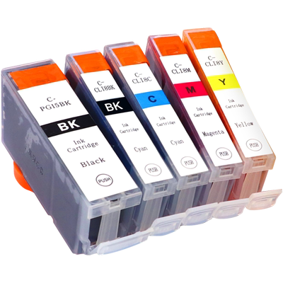 MAG适用佳能PGI-5BK墨盒Canon iP3300 iP3500 iX4000 iX5000 MP510 MP520彩色打印机墨水盒CLI-8BK C M油墨盒