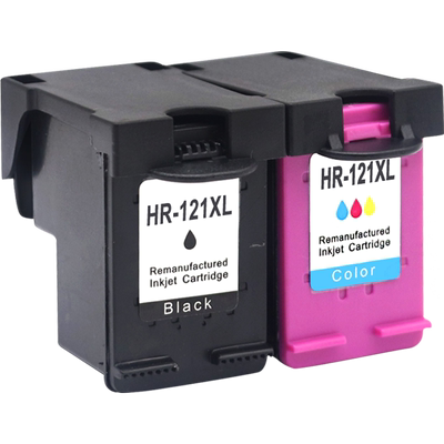 MAG适用惠普121XL墨盒F2493 F4213 F4283 F4583 D2563 F2423 F2483黑色彩色喷墨打印机墨盒油墨水盒121大容量