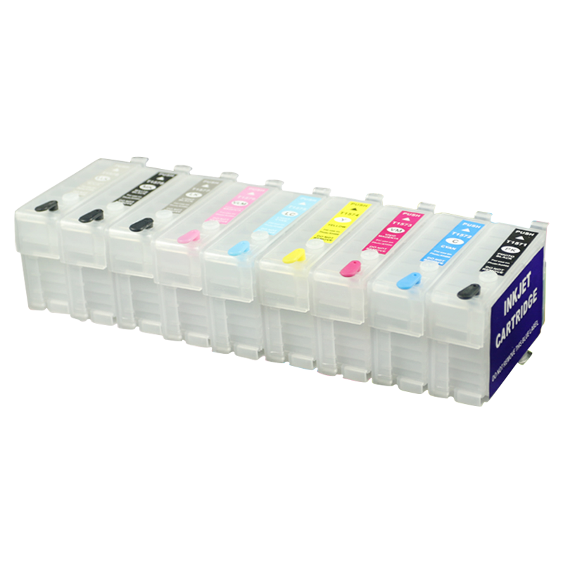 MAG适用 爱普生/EPSON P600打印机墨盒T7601-T7609填充墨盒墨水盒6701小连供墨盒 A3+彩色喷墨照片打印机墨水