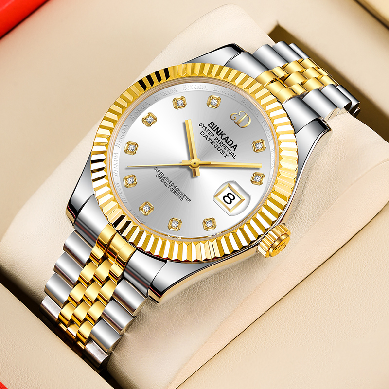 国表名牌男士全自动潮流机械表