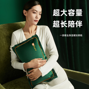 米尼热水袋充电防爆暖手宝特大号暖床宝毛绒女敷肚子暖水袋暖宝宝