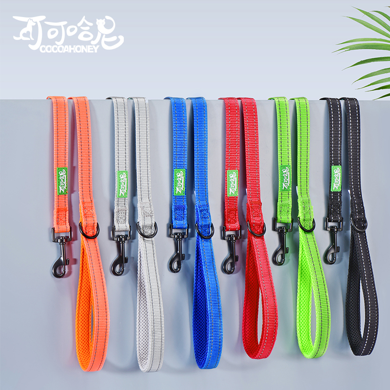 可可哈尼狗狗牵引绳遛狗绳舒适