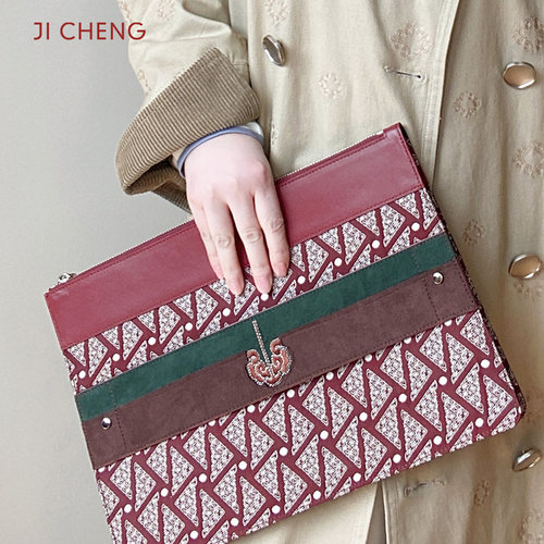 jicheng新款电脑包手拿包