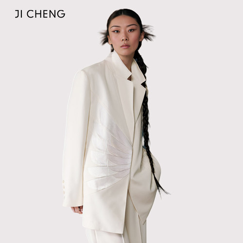 jicheng宽松西装中性风外套