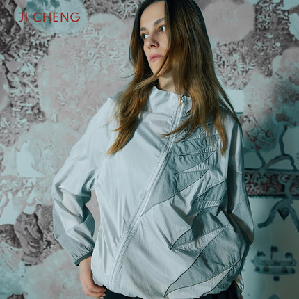 Ji Cheng吉承原创设计 凤鸣朝阳防晒服 女百搭轻薄透气立领防晒衣