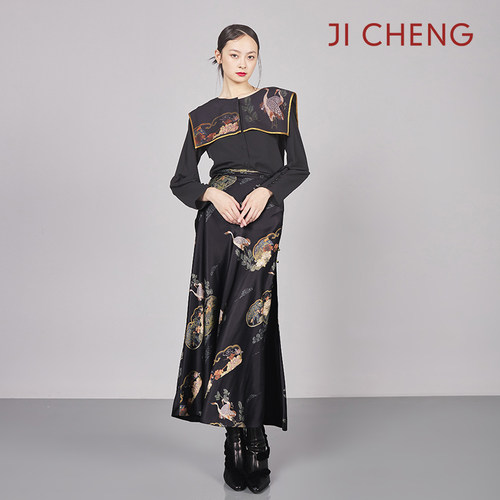 中式旗袍复古JiCheng2022新款
