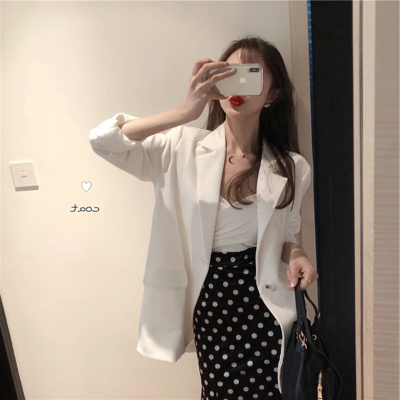 轻薄夏季春秋款白色小西装外套女短款2026新款姐妹伴娘服西服休闲