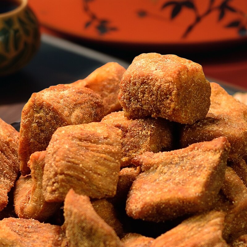 福建闽南名小吃 美琼瘦肉粕 现做猪颈肉油零食酥脂渣泉州特产250g