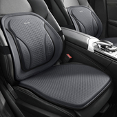 夏季 汽车腰靠座椅蜂窝透气凝胶冰凉坐垫靠背护腰靠垫车载车用座垫