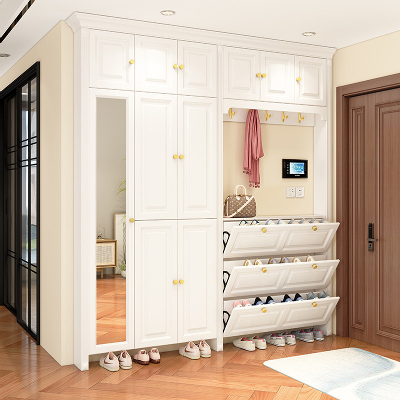 北欧17cm超薄翻斗鞋柜窄门厅隔断柜客厅衣帽储物柜家用进门口玄关,住宅家具,门厅/玄关柜/玄关架,淘宝优惠券,粉丝福利购,淘宝优惠卷