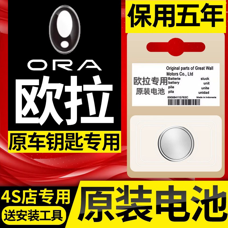 【欧拉专用】车钥匙遥控器电池子