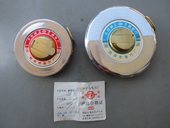 九十年代老货天府牌钢卷尺铜芯长钢卷尺5米 50米钢壳卷尺怀旧量具