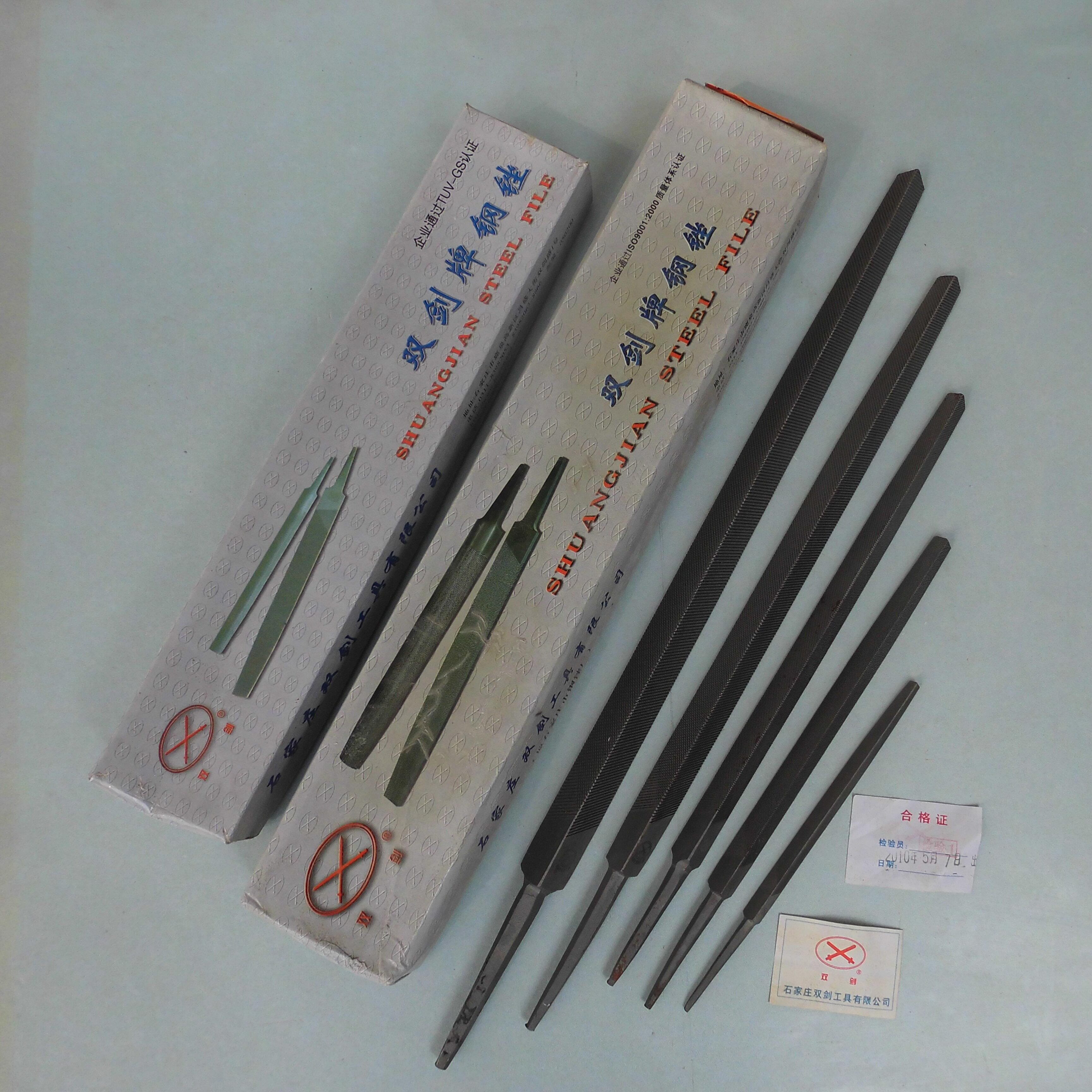 正品双剑牌三角锉三棱锉金刚锉图片