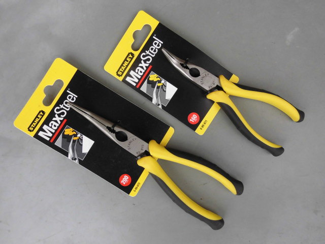 老货加硬弯嘴钳STANLEY/史丹利