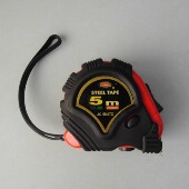 老货蓝达包胶耐摔钢卷尺5米宽条三位制动带强磁卷尺木瓦工测量尺