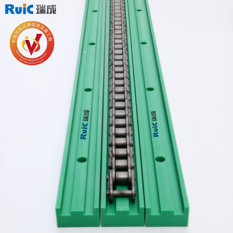 输送设备链条轨道超耐磨链条导向轨深圳瑞成厂家生产塑料导轨轨道