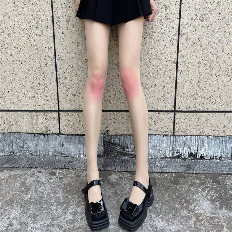 turan 腮红丝袜薄款纯欲白丝jk甜美日系美腿白色连裤袜子