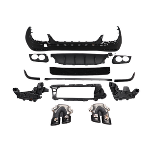 专用23-24款奔驰glc后大包围出后扰流amg glc43后唇尾喉用品改装