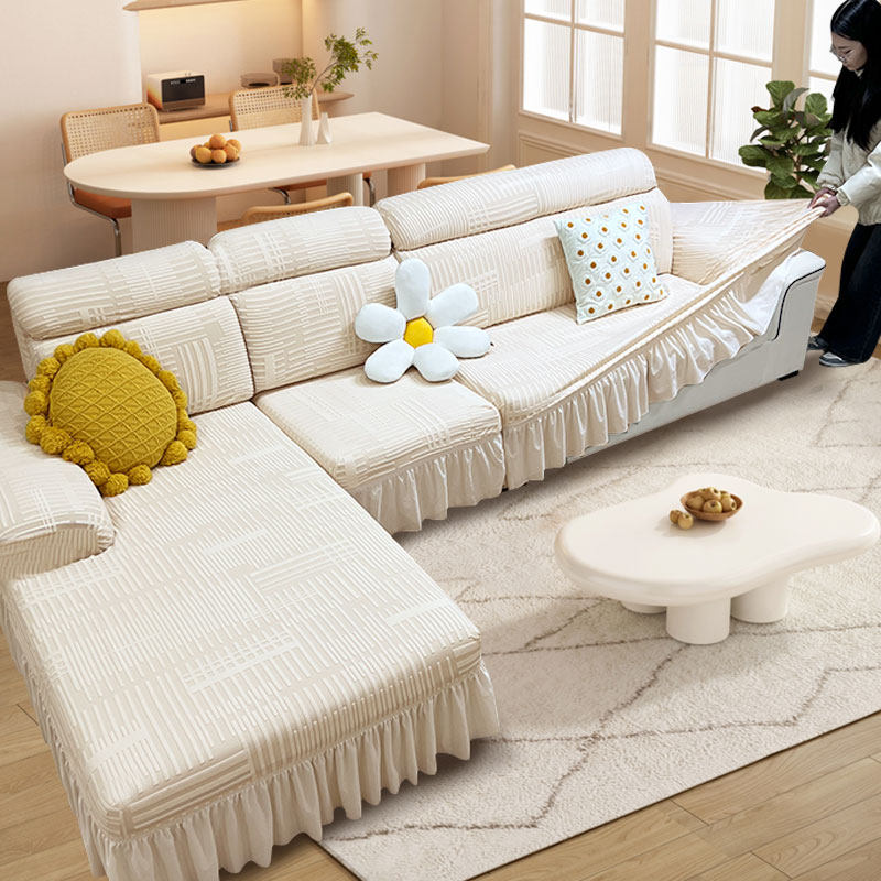 2025新款沙发罩全包卍能套防猫抓沙发套老式防滑三座一贵妃盖布巾