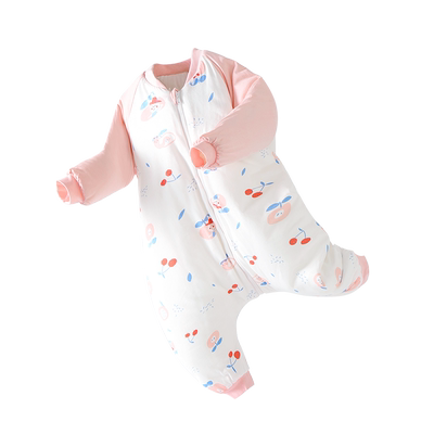 婴儿睡袋童泰分腿春秋